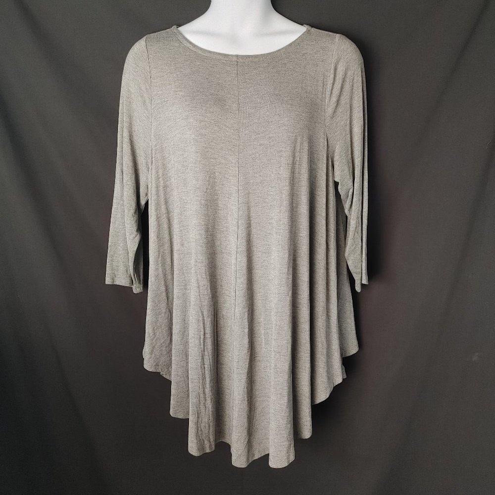 HEATHER GRAY, MINI SHIRT DRESS